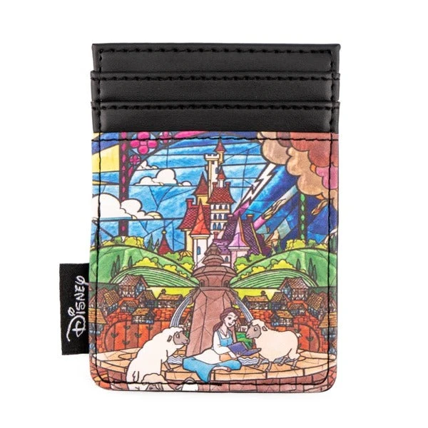 Loungefly Disney Princess Castle Series Belle Cardholder 3 Loungefly Disney Princess Castle Series Belle Cardholder