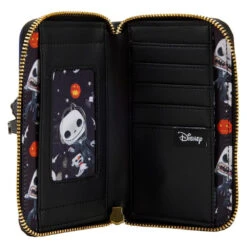Loungefly Funko Pop! By Loungefly Jack Skellington Zip Around Wallet -Loungefly WDWA2222 POPBYLFDISNEYNBCJACKSKE 5