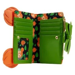 Loungefly Disney Glow Face Pumpkin Minnie Flap Wallet -Loungefly WDWA2225 LFDISNEYGLOWFACEPUMPKINMINNIEFLAPWALLET0091INSIDE