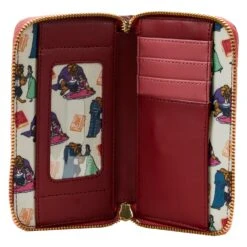 Loungefly Disney Beauty And The Beast Fireplace Scene Ziparound Wallet -Loungefly WDWA2362 LFDISNEYBEAUTYANDTHEBEASTFIREPLACESCENEZIPAROUNDWALLET1585INSIDE