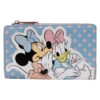 Loungefly Disney Minnie Daisy Pastel Color Block Dots Flap Wallet -Loungefly WDWA2434 LFDISNEYMINNIEDAISYPAST