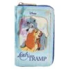 Loungefly Disney Lady And The Tramp Classic Book Ziparound Wallet -Loungefly WDWA2465 LFDISNEYLADYANDTHETRAMPCLASSICBOOKZIPAROUNDWALLET0892FRONT