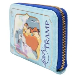 Loungefly Disney Lady And The Tramp Classic Book Ziparound Wallet -Loungefly WDWA2465 LFDISNEYLADYANDTHETRAMPCLASSICBOOKZIPAROUNDWALLET0893SIDE