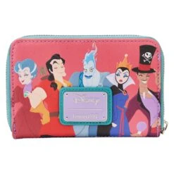 Loungefly Disney Villains Color Block Ziparound Wallet -Loungefly WDWA2475 LFDISNEYVILLAINSCOLORBLOCKZIPAROUNDWALLET0584BACK
