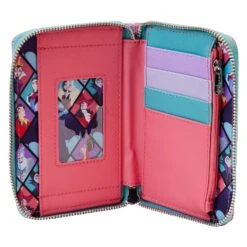 Loungefly Disney Villains Color Block Ziparound Wallet -Loungefly WDWA2475 LFDISNEYVILLAINSCOLORBLOCKZIPAROUNDWALLET0586INSIDE