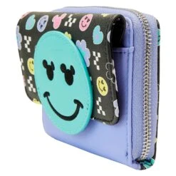Loungefly Disney Mickey Y2K Flap Wallet -Loungefly WDWA2494 LFDISNEYMICKEYY2KFLAPWALLET0050SIDE