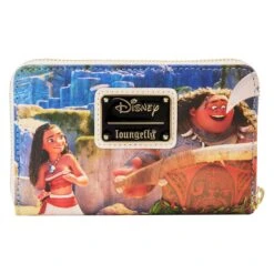 Loungefly Disney Moana Princess Scene Series Ziparound Wallet -Loungefly WDWA2528 LFDISNEYMOANAPRINCESSSCENESERIESZIPAROUNDWALLET0671BACK