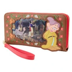 Loungefly Disney Snow White Lenticular Princess Series Ziparound Wristlet -Loungefly WDWA2539 LFDISNEYSNOWWHITELENTICULARPRINCESSSERIESZIPAROUNDWALLET0085LENTICULAR