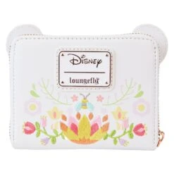 Loungefly Disney Winnie The Pooh Cosplay Folk Floral Ziparound Wallet -Loungefly WDWA2599 LFDISNEYWINNIETHEPOOHFOLKFLORALZIPAROUNDWALLET1917BACK