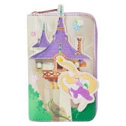 Loungefly Disney Tangled Rapunzel Swinging From Tower Ziparound Wallet -Loungefly WDWA2608 LFDISNEYTANGLEDRAPUNZELSWINGINGFROMTOWERZIPAROUNDWALLET1680MOVEMENT