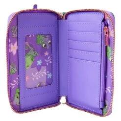 Loungefly Disney Tangled Rapunzel Swinging From Tower Ziparound Wallet -Loungefly WDWA2608 LFDISNEYTANGLEDRAPUNZELSWINGINGFROMTOWERZIPAROUNDWALLET1683INSIDE