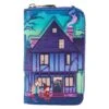 Loungefly Disney Hocus Pocus Sanderson Sisters House Glow Zip Around Wallet -Loungefly WDWA2630 LFDISNEYHOCUSPOCUSSANDERSONSISTERSHOUSEZIPAROUNDWALLET2674FRONT