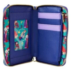 Loungefly Disney Hocus Pocus Sanderson Sisters House Glow Zip Around Wallet -Loungefly WDWA2630 LFDISNEYHOCUSPOCUSSANDERSONSISTERSHOUSEZIPAROUNDWALLET2677INSIDE