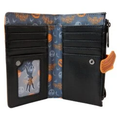 Loungefly Disney The Nightmare Before Christmas Jack Pumpkin Head Wallet -Loungefly WDWA2644 LFDISNEYNIGHTMAREBEFORECHRISTMASJACKPUMPKINHEADWALLET2544INSIDE