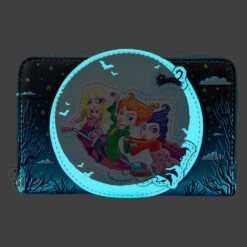 Loungefly Disney Hocus Pocus Poster Glow Zip-Around Wallet -Loungefly WDWA2648 LFDISNEYHOCUSPOCUSPOSTERZIPAROUNDWALLET2467GLOW