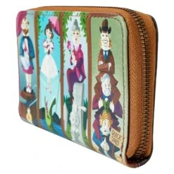 Loungefly Disney Haunted Mansion Portraits Ziparound Wallet -Loungefly WDWA2666 LFDISNEYHAUNTEDMANSIONPORTRAITSZIPAROUNDWALLET3360SIDE