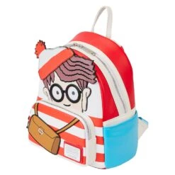Loungefly Where's Waldo Cosplay Mini Backpack -Loungefly WHWBK0001 LFWHERESWALDOCOSPLAYMINIBACKPACK1752QUARTER