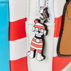 Loungefly Where's Waldo Cosplay Mini Backpack -Loungefly WHWBK0001 LFWHERESWALDOCOSPLAYMINIBACKPACK1756ZIPPER