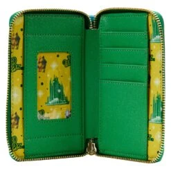 Loungefly Warner Bros Wizard Of Oz Emerald City Ziparound Wallet -Loungefly WOZWA0002 LFWBWIZARDOFOZEMERALDCITYZIPAROUNDWALLET1661INSIDE