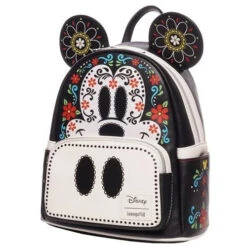 Loungefly Disney Mickey Mouse Dia De Los Muertos Sugar Skull Mini Backpack - Entertainment Earth Exclusive -Loungefly d7b7cc54bb0d42358d2d8d65390ecfee