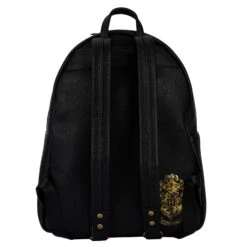 Loungefly Harry Potter Trilogy Triple Pocket Mini Backpack -Loungefly hpbk0155 lfharrypottertrilogytriplepocketminibackpack back 009
