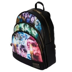 Loungefly Harry Potter Trilogy Triple Pocket Mini Backpack -Loungefly hpbk0155 lfharrypottertrilogytriplepocketminibackpack top 007
