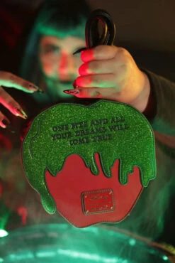 Loungefly Merch Ventures Exclusive Disney Villains Snow White Poison Apple Crossbody -Loungefly image