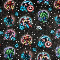Loungefly Marvel Avengers Floral Tattoo Mini Backpack -Loungefly mvbk0184 lfmarvelavengerstattoominibackpack detail 038