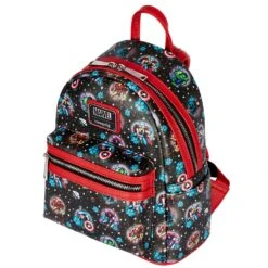 Loungefly Marvel Avengers Floral Tattoo Mini Backpack -Loungefly mvbk0184 lfmarvelavengerstattoominibackpack top 035