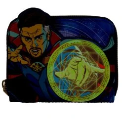 Loungefly Marvel Dr Strange Multiverse Ziparound Wallet -Loungefly mvwa0162 lfmarveldrstrangemultiversewallet frontglow 058