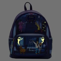 Loungefly Scooby Doo Monster Chase Mini Backpack -Loungefly sbdbk0004 lfscoobydomonsterchaseminibackpack 149glow