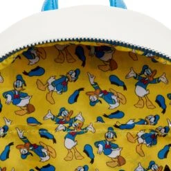 Loungefly Disney Donald Duck Cosplay Mini Backpack -Loungefly wdbk2207 lfdisneydonaldduckcosplayminibackpack inside 054