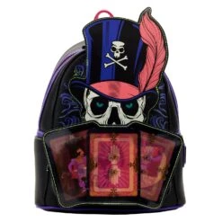 Loungefly Disney Villains Princess And The Frog Dr. Facilier Glow And Lenticular Mini Backpack -Loungefly wdbk2231 lfdisneypatfdrfacilerlenicularminibackpack 128front