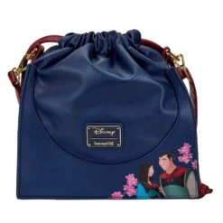 Loungefly Disney Mulan Castle Cinch Sack Crossbody Bag -Loungefly wdtb2485 lfdisneymulancastlecinchsackcrossbodybag back 023