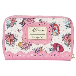 Loungefly Disney Princess Tattoo AOP Ziparound Wallet -Loungefly wdwa1998 lfdisneyprincesstattooaopziparoundwallet back 066